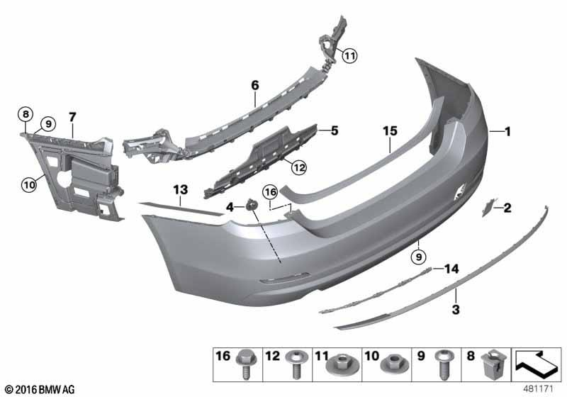 Genuine Towing Eye Cover Primed 51 12 7 363 264 view 2