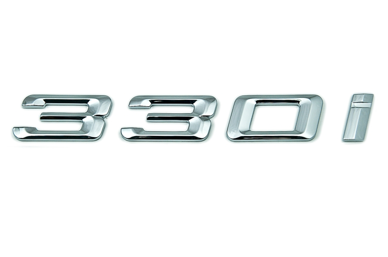 Genuine "330i" Self-Adhesive Sticker Badge Emblem 51 14 7 157 557 view 2