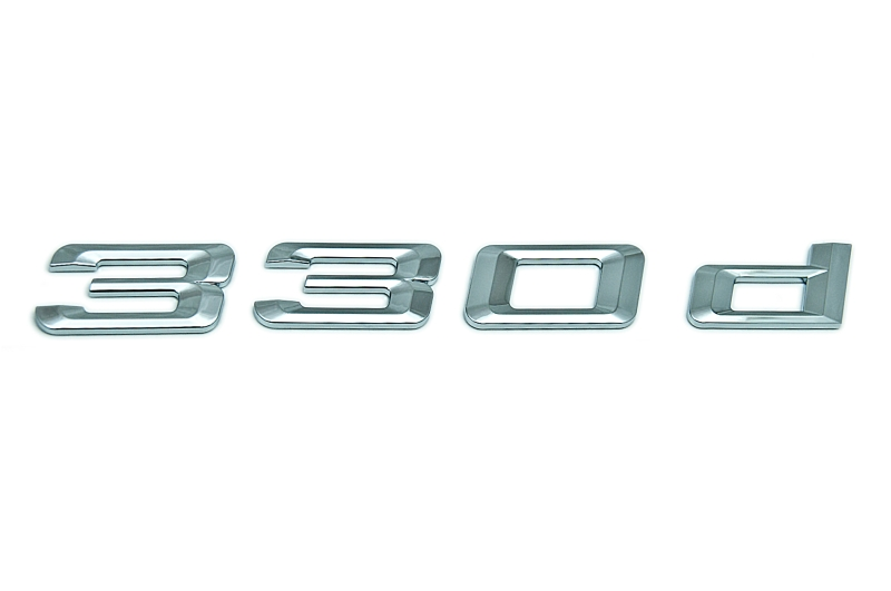 Genuine "330d" Self-Adhesive Sticker Badge Emblem 51 14 7 164 513 view 2