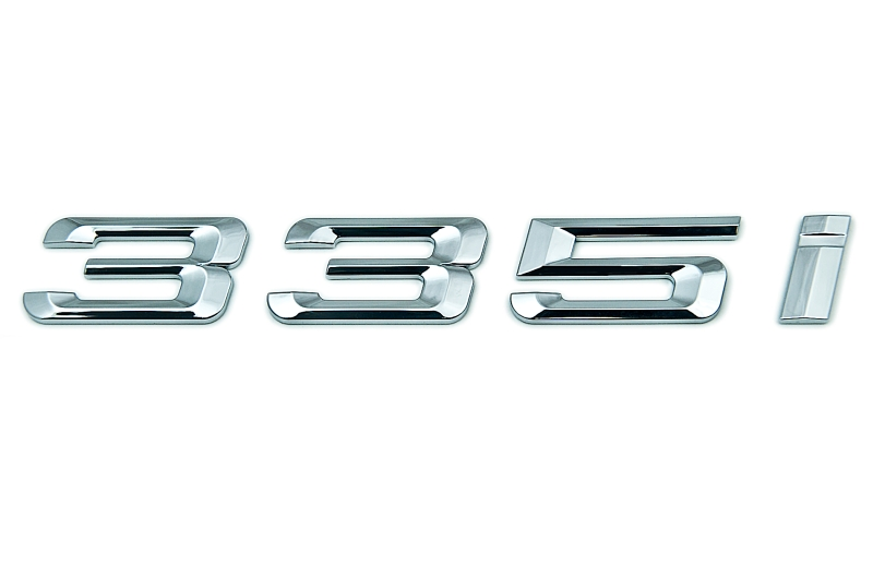 Genuine "335i" Self-Adhesive Sticker Badge Emblem 51 14 7 164 515 view 2
