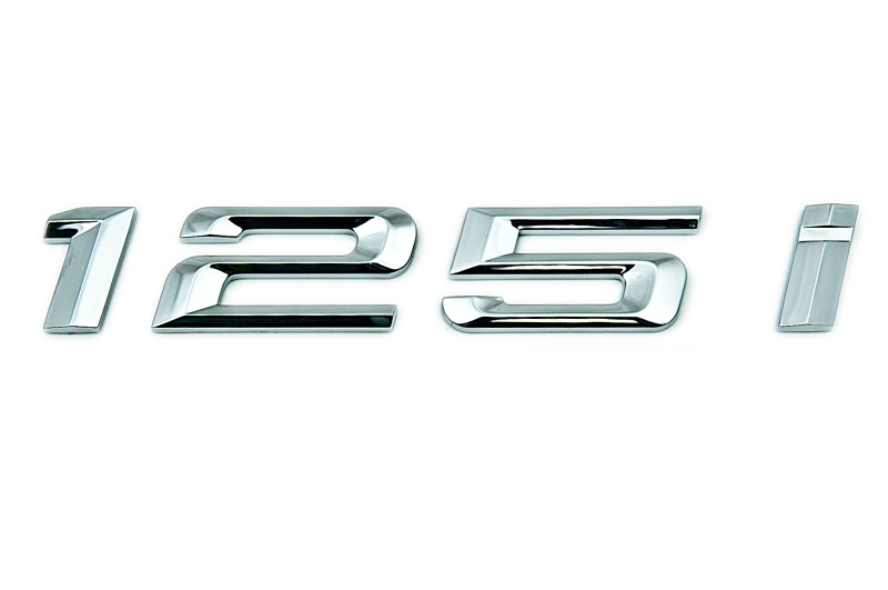 Genuine "125i" Adhesive Sticker Badge Emblem 51 14 7 166 207 view 2