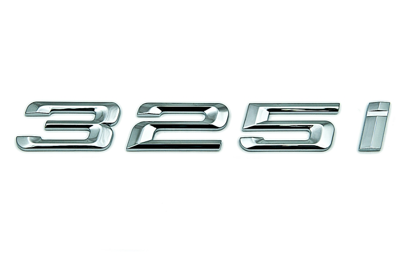 Genuine "325i" Adhesive Sticker Badge Emblem 51 14 7 166 212 view 2