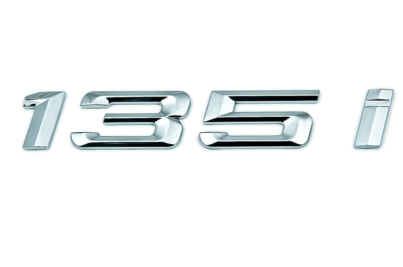 Genuine "135i" Adhesive Sticker Badge Emblem 51 14 7 183 159 view 2