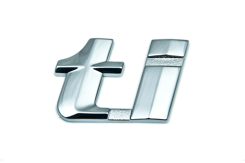 Genuine "ti" Self-Adhesive Sticker Badge Emblem 51 14 8 170 183 view 2