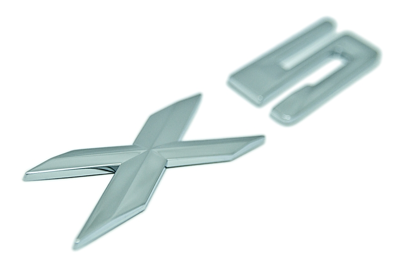 Genuine "X5" Self-Adhesive Sticker Badge Emblem 51 14 8 402 675 view 2