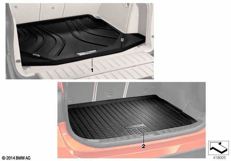 Genuine Fitted Luggage Compartment Boot Mat Liner 51 47 2 347 734 view 2