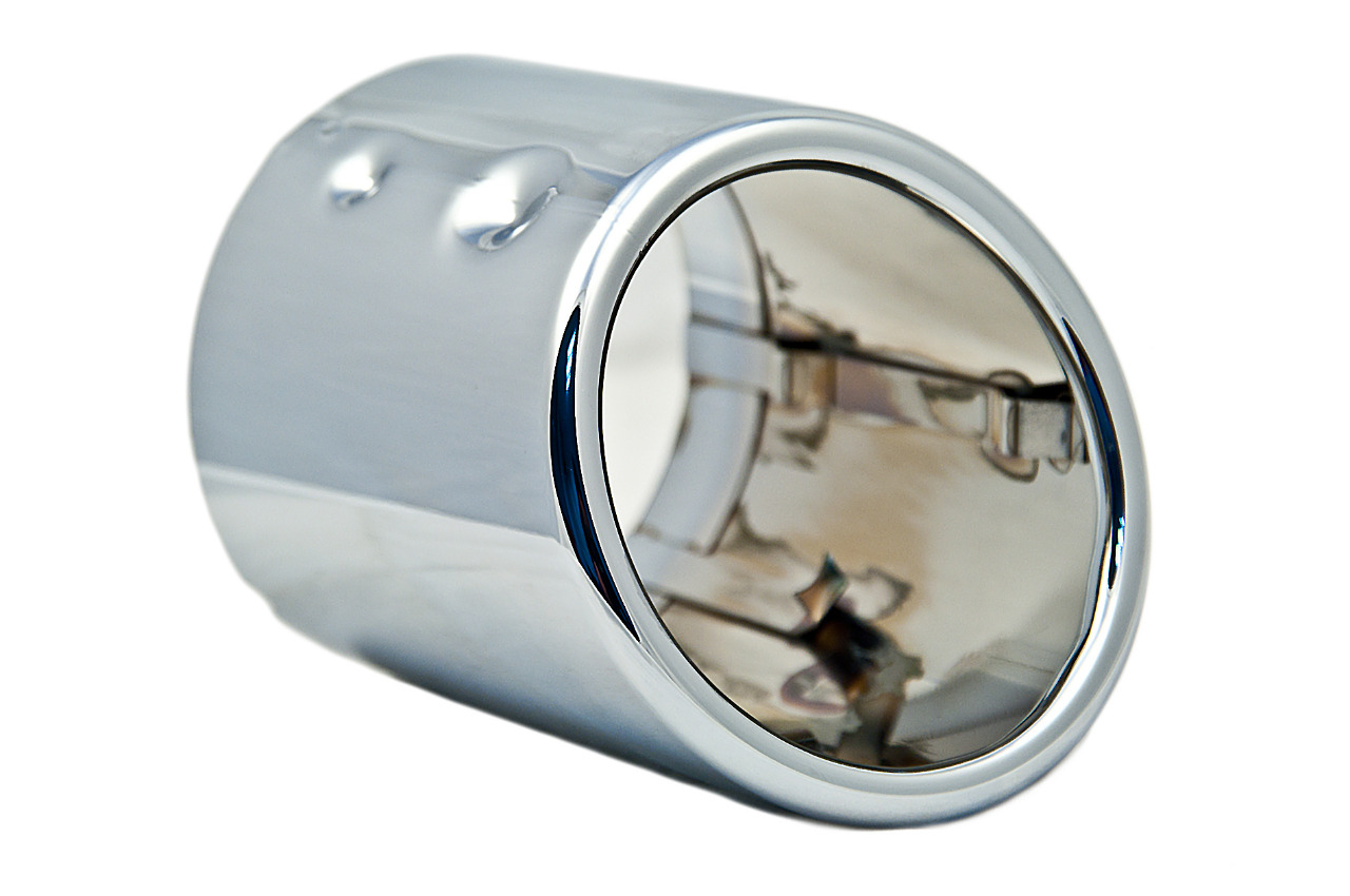 Genuine Chrome Exhaust Tailpipe Trim 18 30 7 536 038 view 2