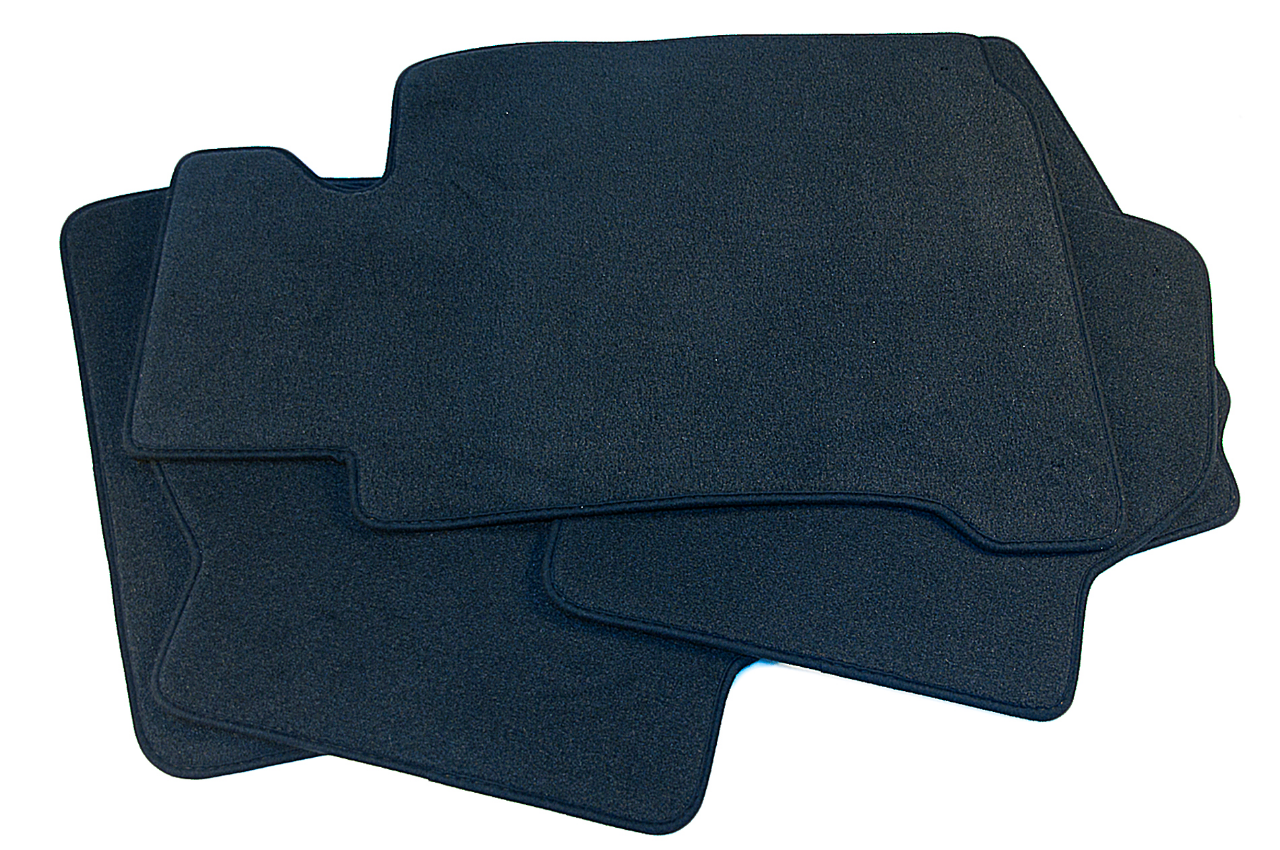 Genuine Tailored Floor Mat Set Velour Black 51 47 8 216 208 view 2