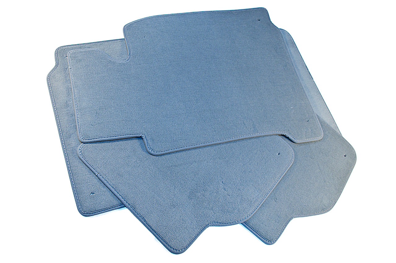Genuine Tailored Floor Mat Set Velour Grey 51 47 8 216 209 view 2