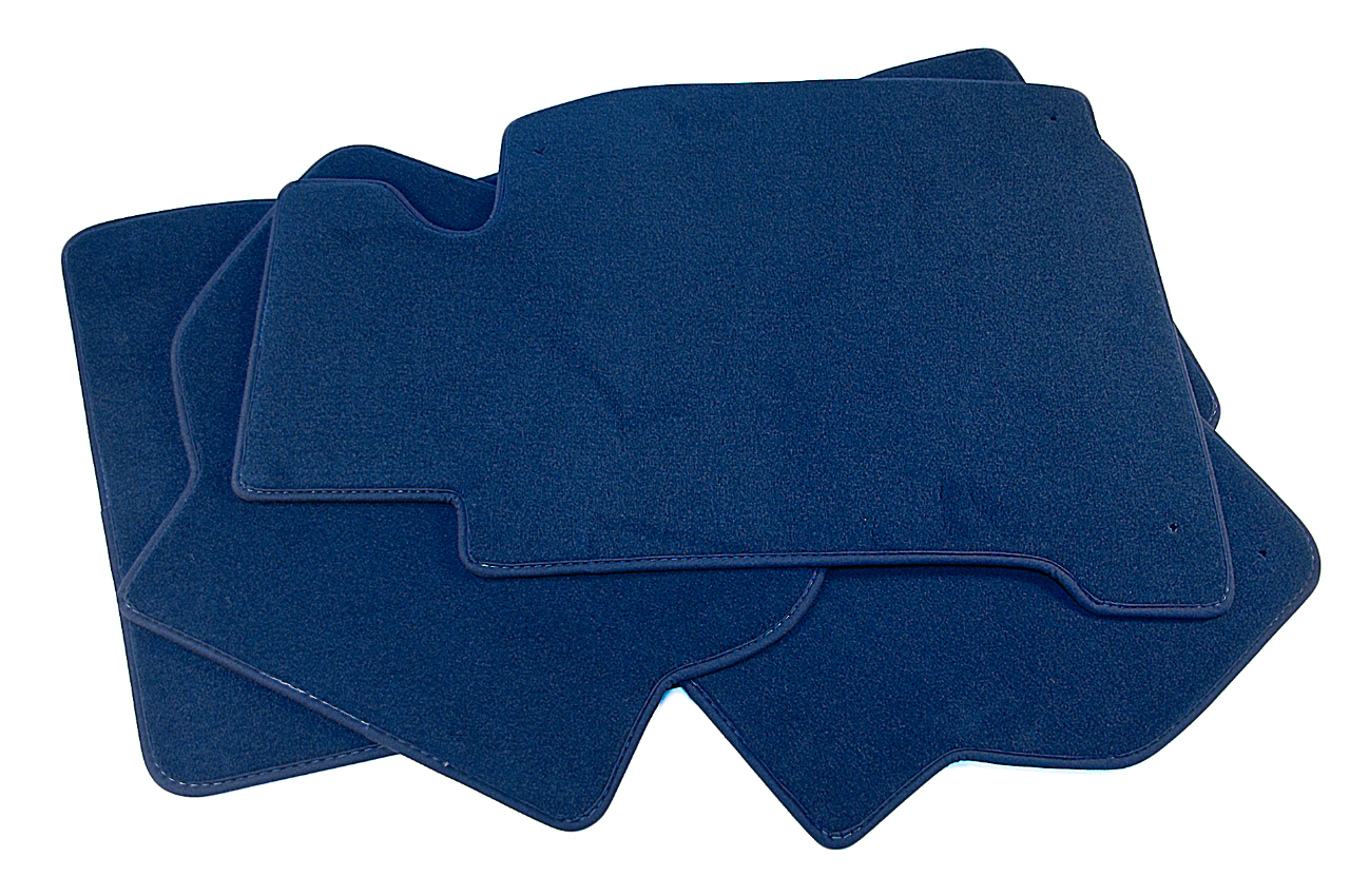 Genuine Tailored Floor Mat Set Velour Blue 51 47 8 216 210 view 2