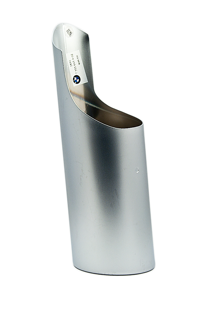 Genuine Exhaust Tailpipe Tip Trim Aluminium 18 30 7 553 643 view 2