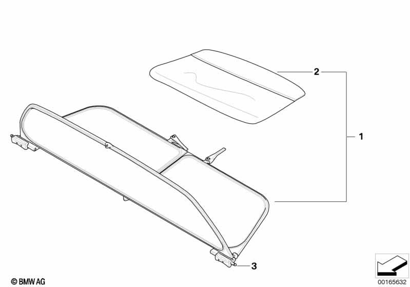 Genuine Wind Deflector 54 34 7 151 856 view 2
