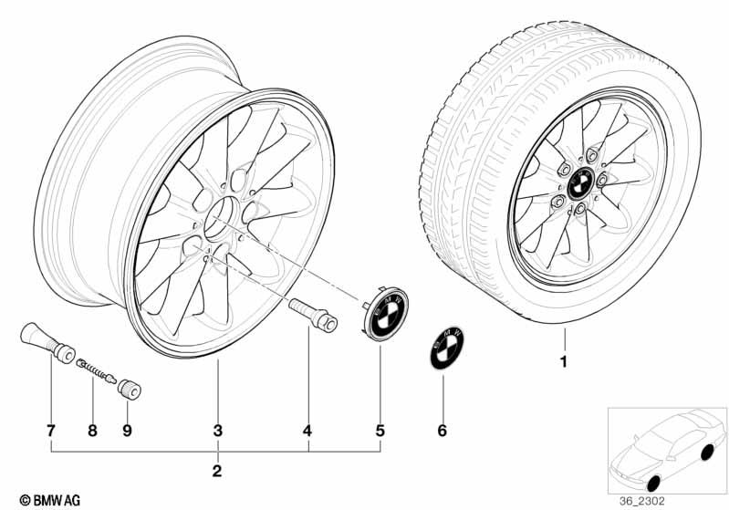 Genuine Alloy Wheel x1 15" Streamline 41 Rim 36 11 1 094 480 view 2
