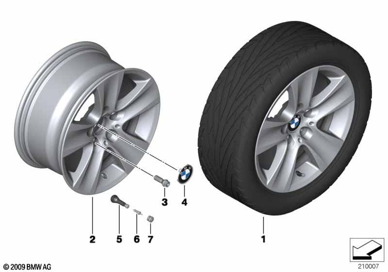 Genuine Alloy Wheel x1 17" Star-Spoke 327 Rim 36 11 6 790 172 view 2