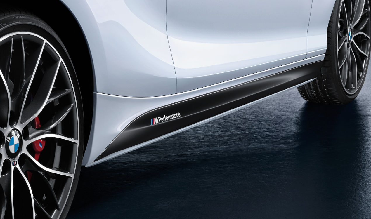 Genuine M Performance Left Side Skirt Extension Black Matt 51 19 2 298 287 view 2