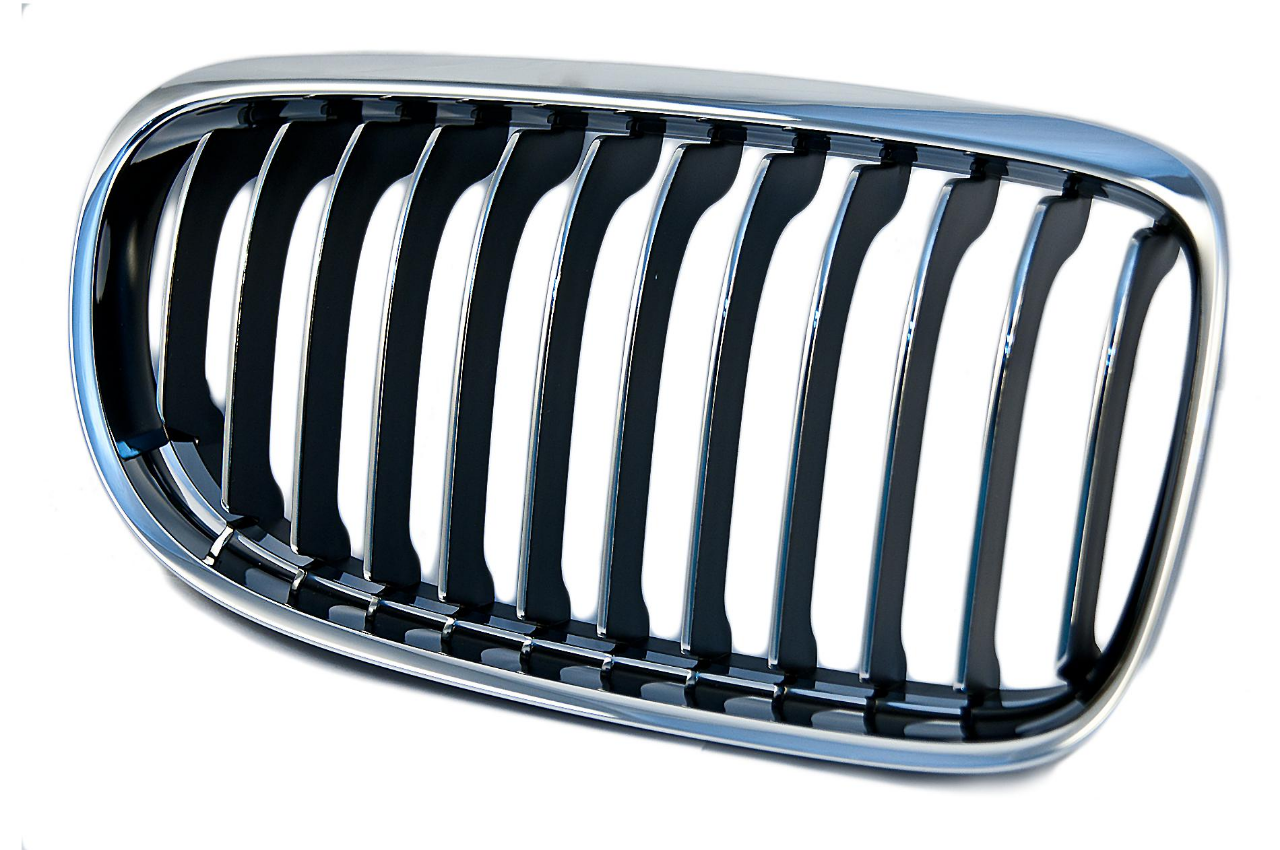 Genuine Front Right Kidney Grille Chrome 51 13 7 201 970 view 2
