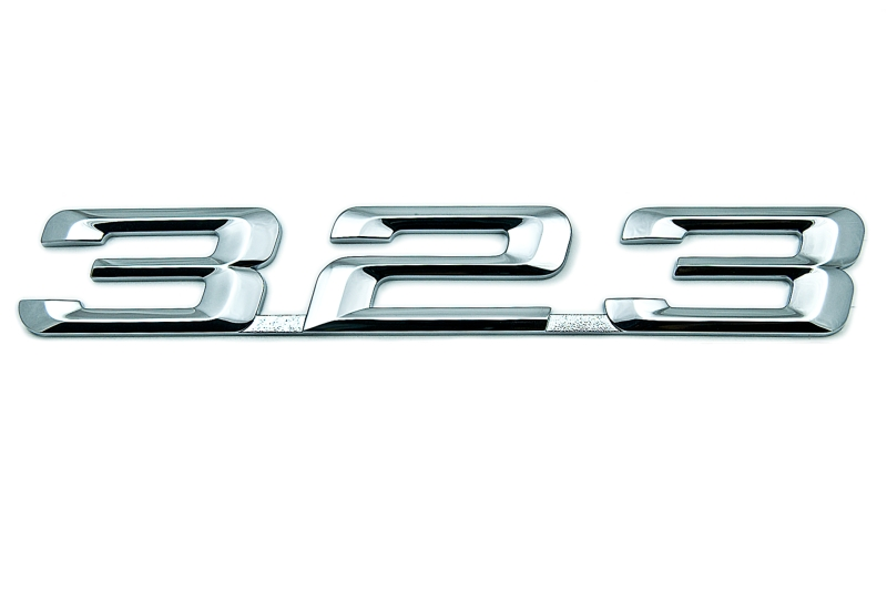Genuine "323" Self-Adhesive Sticker Badge Emblem 51 14 8 170 184 view 2
