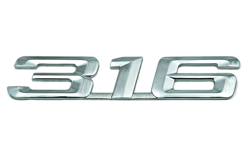 Genuine "316" Self-Adhesive Sticker Badge Emblem 51 14 1 977 249 view 2