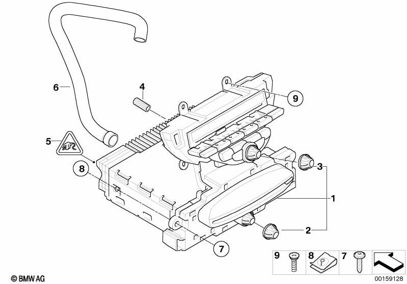 Genuine Boost CD Radio / CD Deck Button 65 12 3 448 285