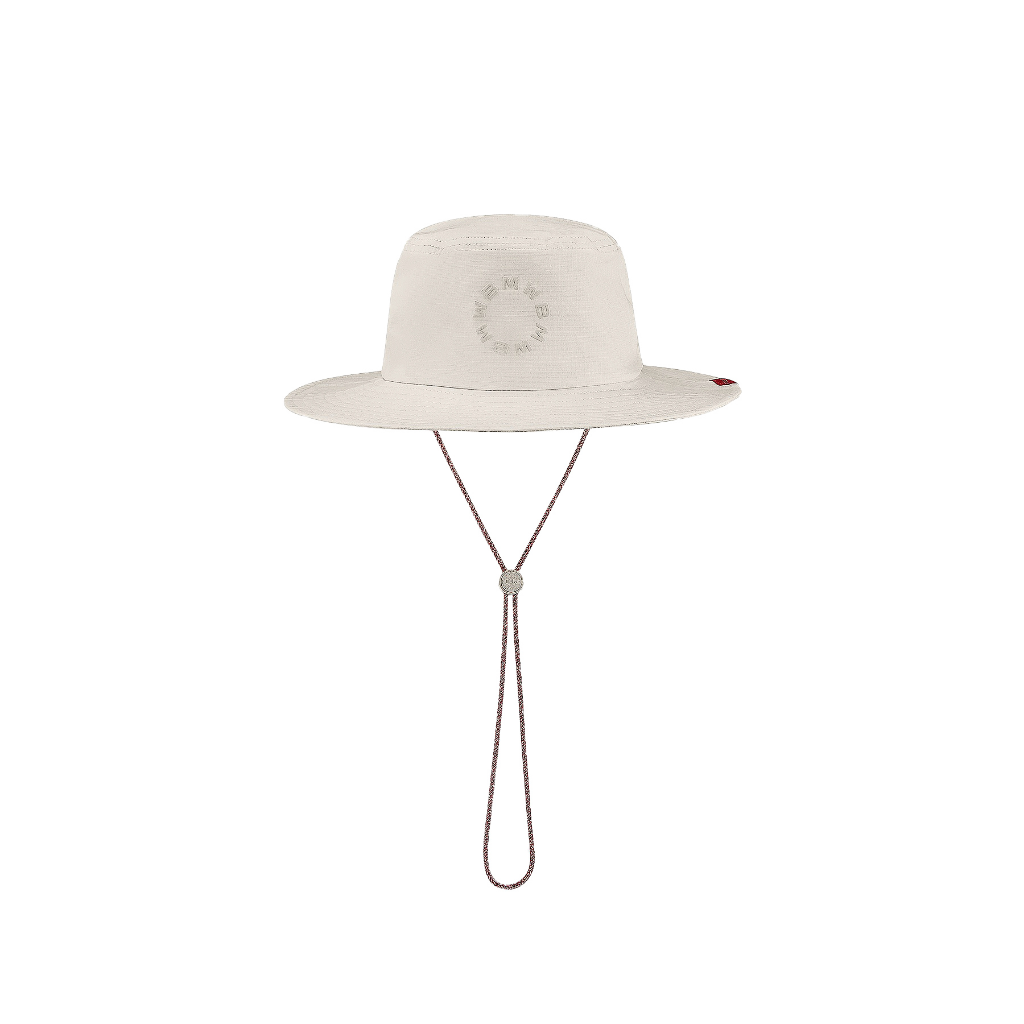 Genuine Arc Boonie Cap Beige Hat Adjustable Cotton Cord Strap