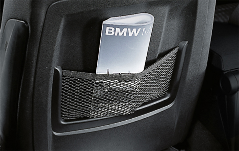 Genuine Front Seat Panel+Storage Net Bag Black 52 10 9 166 908
