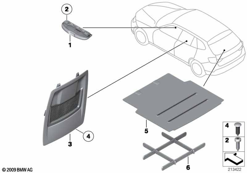 Genuine Car Boot Floor Luggage/Storage Organiser Panel 51 47 2 991 339 view 2