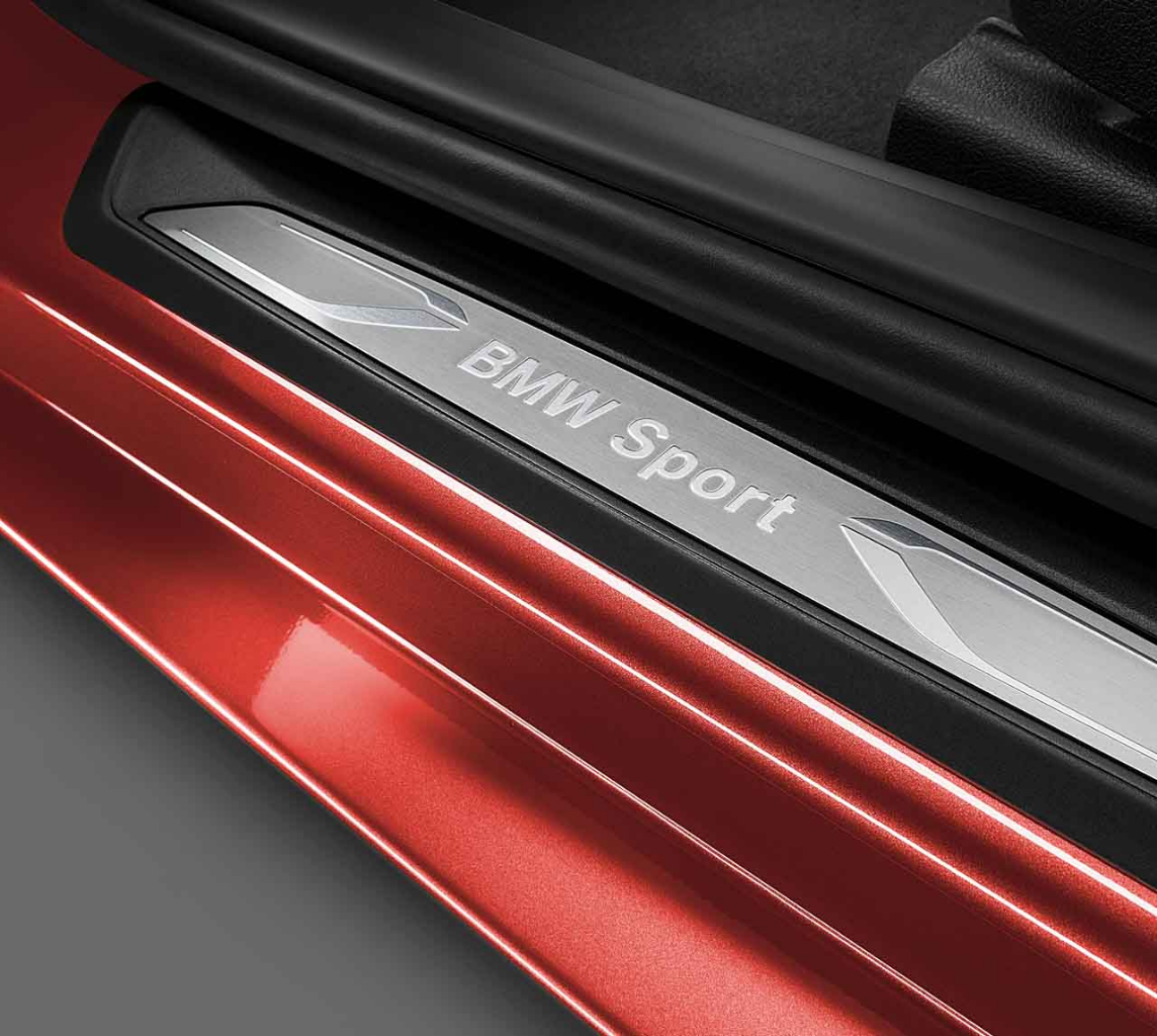 Genuine Car Front Door Sill Trim Cover Sport 51 47 7 289 216 view 2