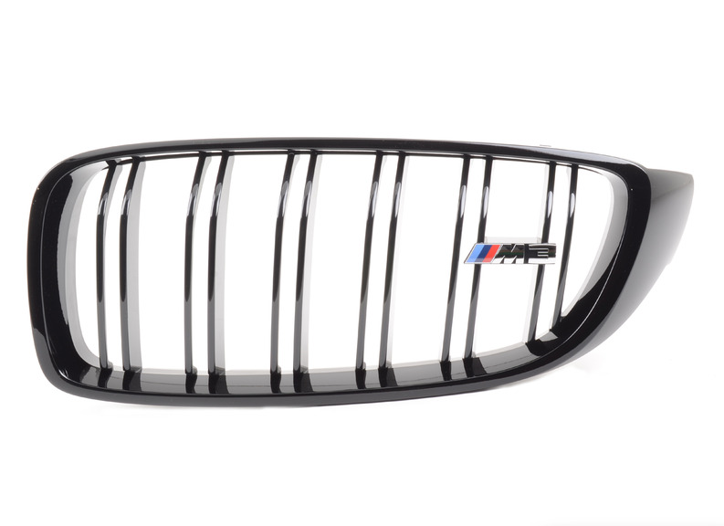 Genuine M Performance Front Bumper Radiator Grill Black Left N/S 51 71 2 352 813 view 2