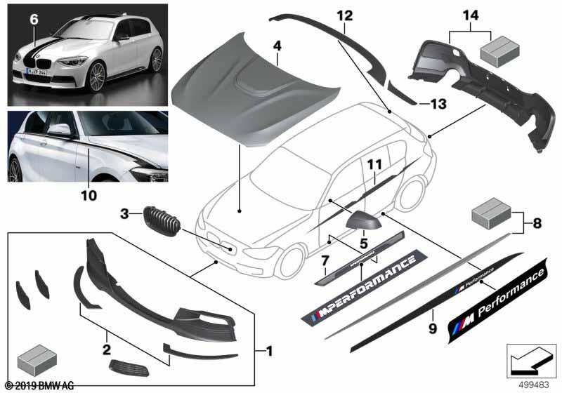 Genuine M Performance Door Sill Trim Finisher Carbon Fibre 51 47 2 457 829 view 2