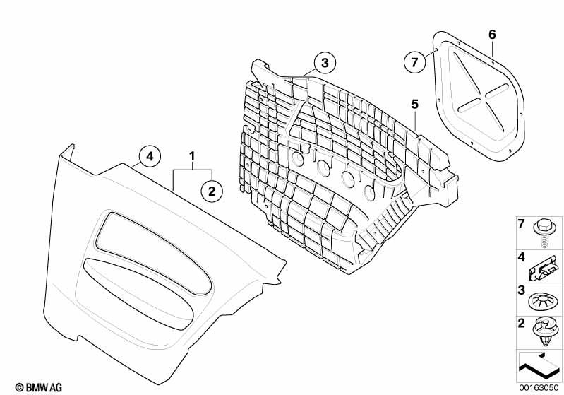 Genuine Securing Fixing Clip 5.75mm 4-pack 52 20 7 115 704 view 2