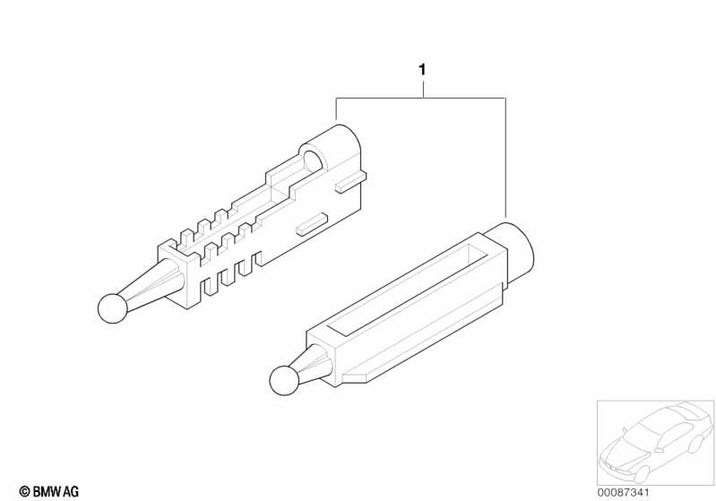 Genuine Headlight Head Lamp Adjusting Element 63 12 0 027 924 view 2