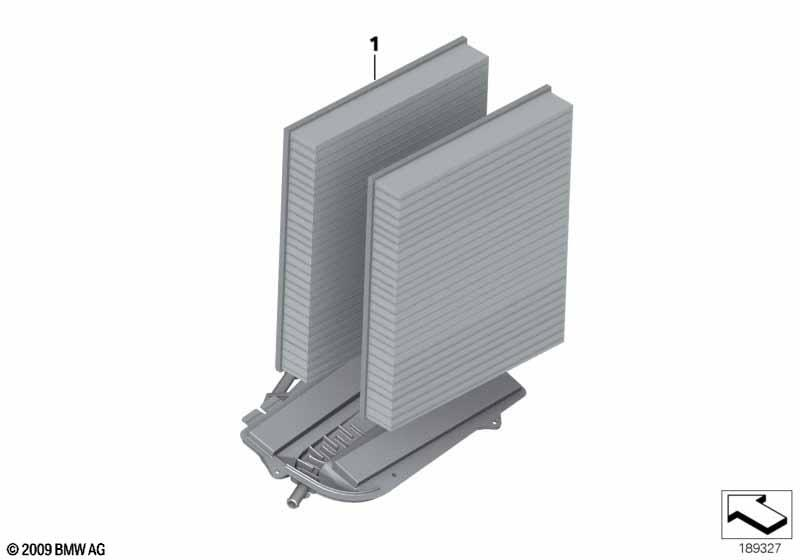 Genuine Fine Dust Filter Set 64 11 6 809 933 view 2