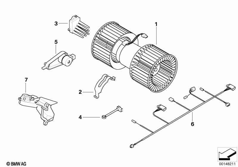 Genuine Heater Blower Final Stage Resistor 64 11 6 923 204 view 2