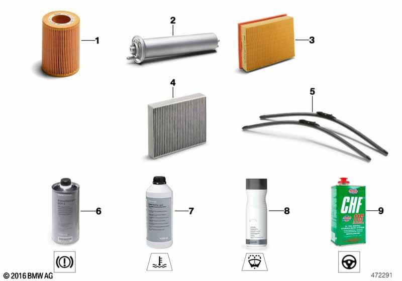Genuine Microfilter Set with Carbon Canister 64 11 9 272 643 view 2