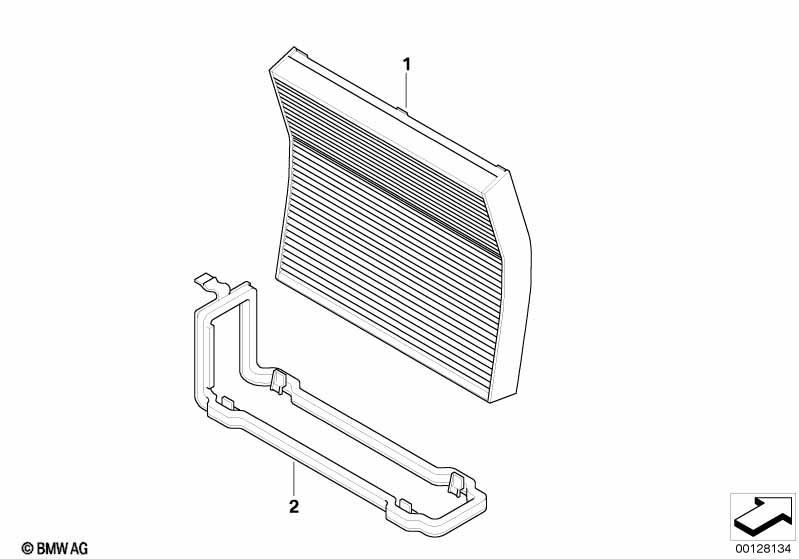 Genuine Fine Dust Filter 64 31 9 346 267 view 2