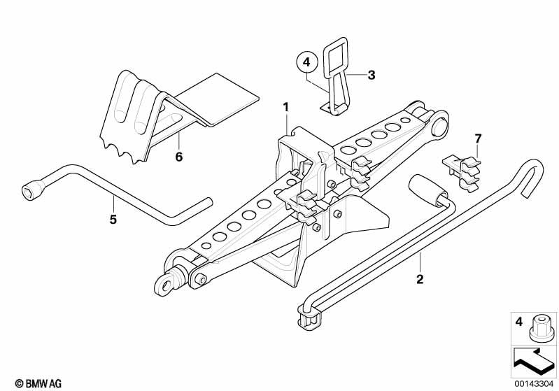 Genuine Steel Car Lifting Jack Articulated 71 10 3 403 150 view 2