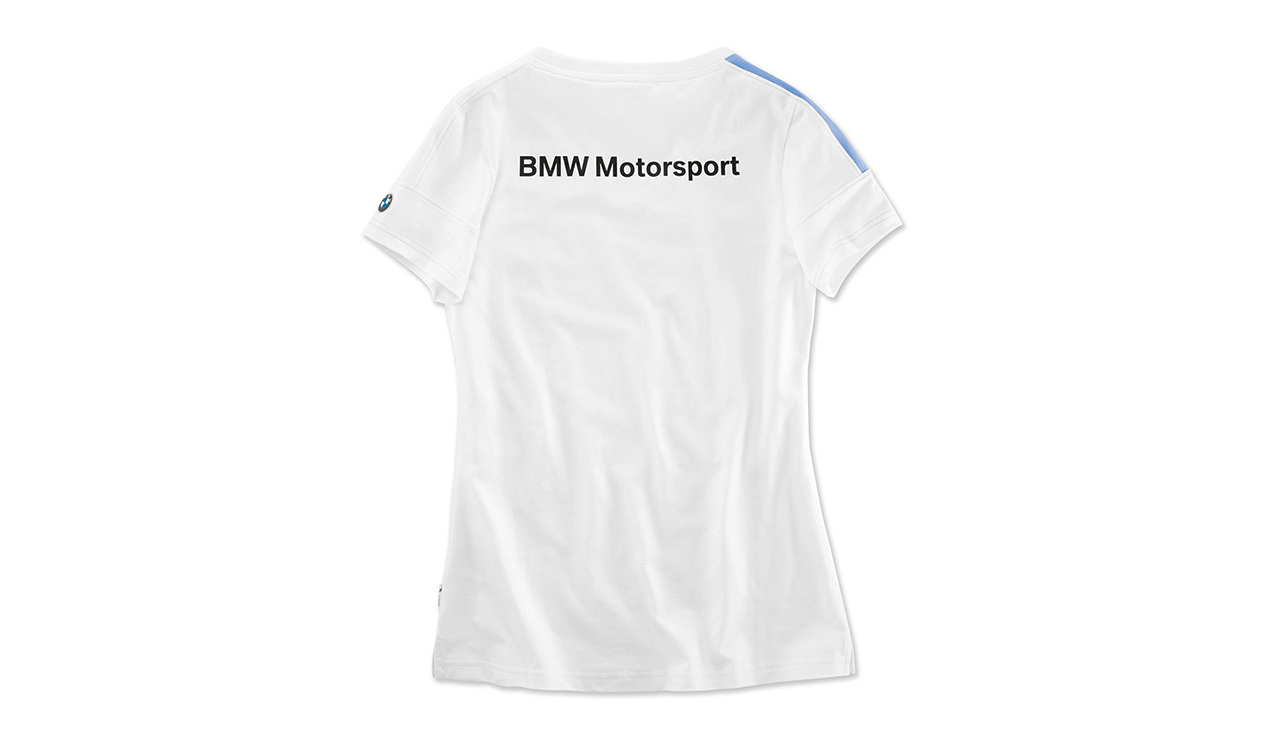 Genuine Motorsport Collection Ladies Motion Womens T Shirt Tee Top White view 2