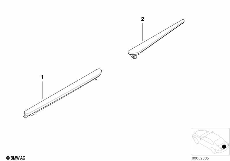 Genuine Rear Bumper Reflector Left 63 14 6 901 571 view 2