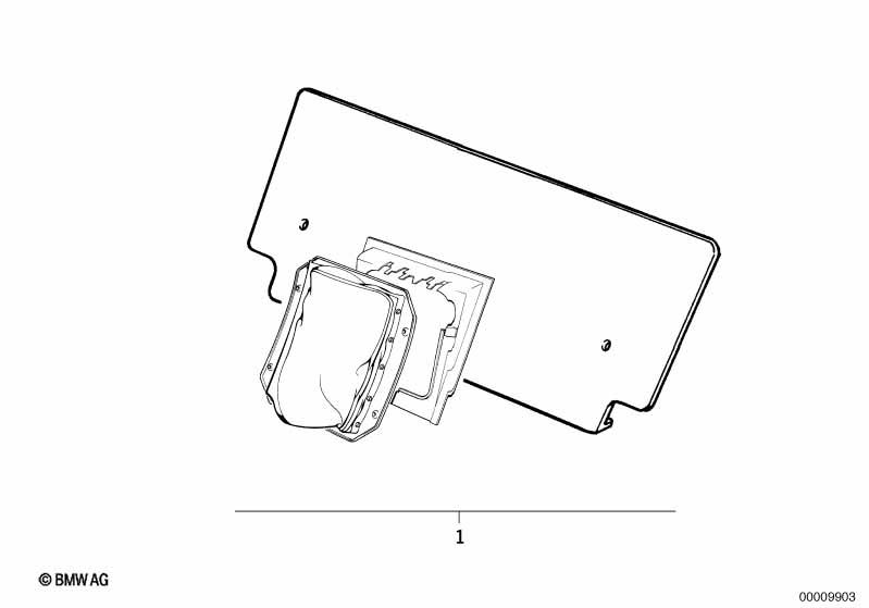 Genuine Ski/Snowboard Bag Installing Set 72 60 9 405 802 view 2