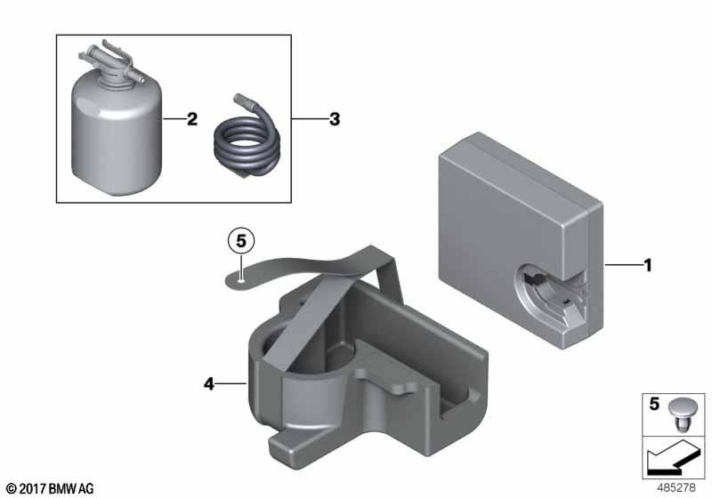 Genuine Tyre Mobility System Air Compressor 71 10 6 850 380 view 2