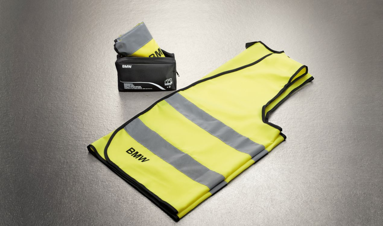 Genuine Reflective Safety High Visibility Vest Yellow 2 Pc Set 82 26 2 288 693 view 2