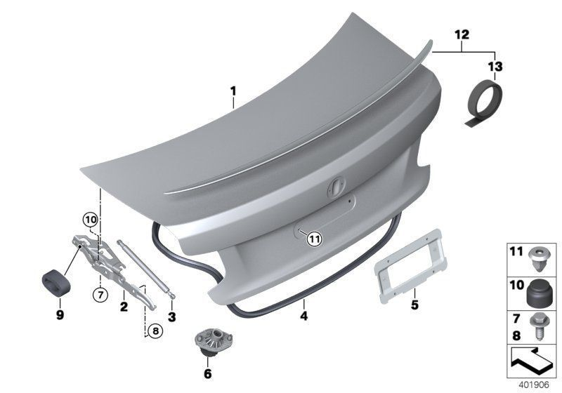 Genuine M Performance Essential Styling Pack - Bumper Grille + Spoiler view 2