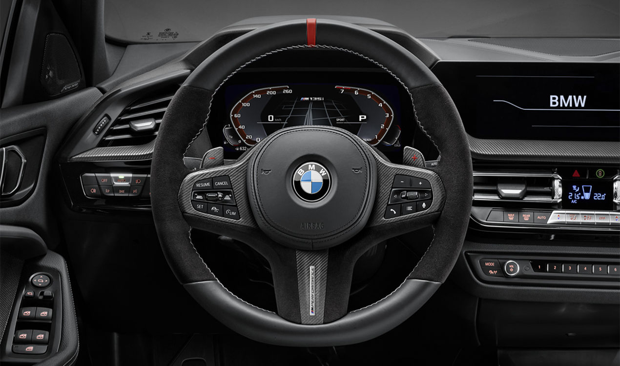 Genuine M Performance Enhanced Kit Steering Wheel Paddles G20INT2 view 2