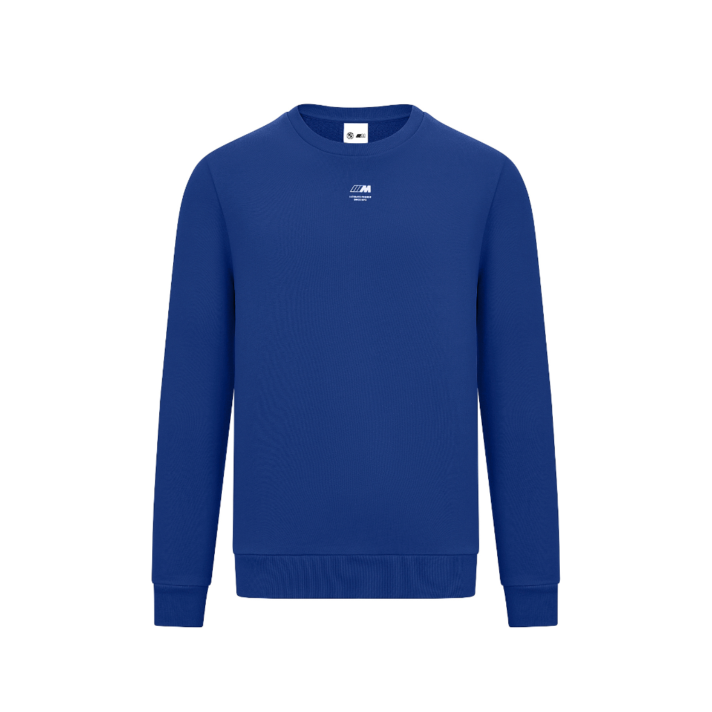Genuine M Logo Unisex Mens Womens Ladies Sweater Blue Cotton Top Regular Fit
