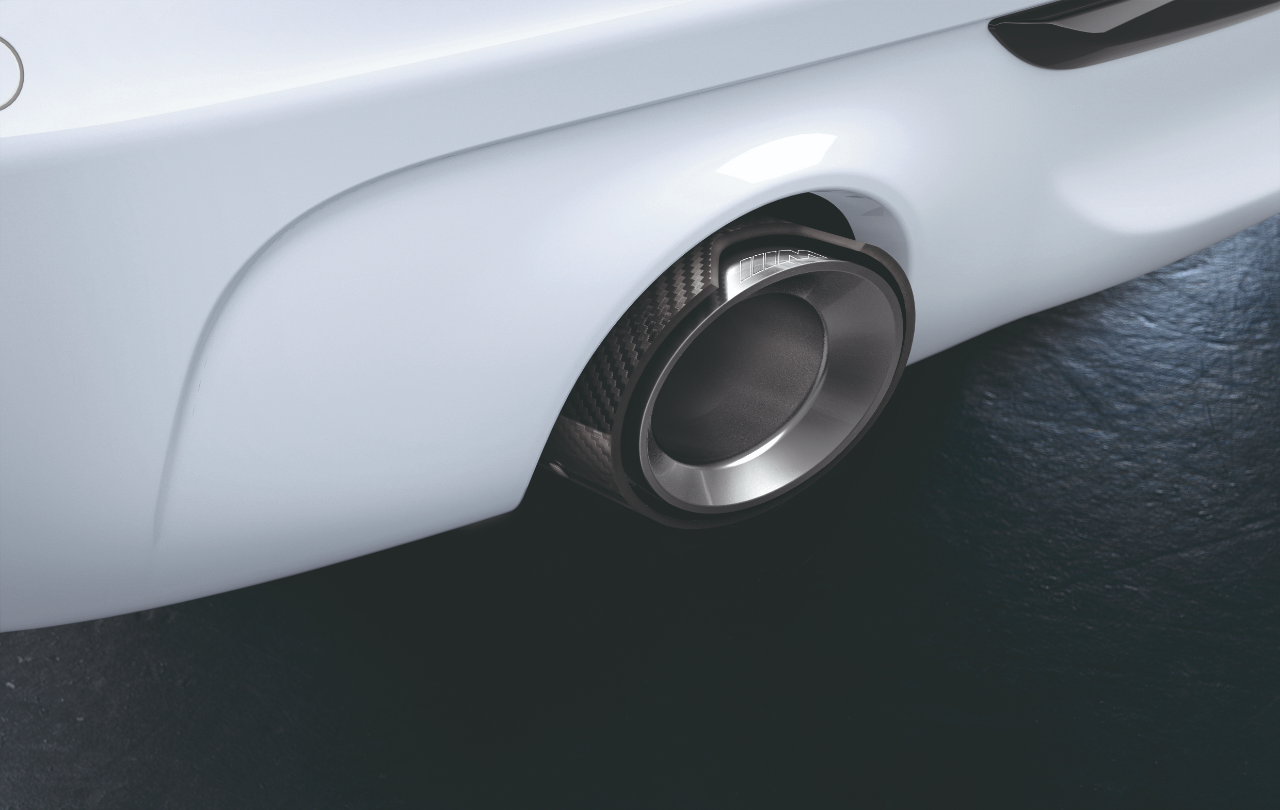 Genuine M Performance Tailpipe Trims Set Carbon Fits G30 G31 18302447305