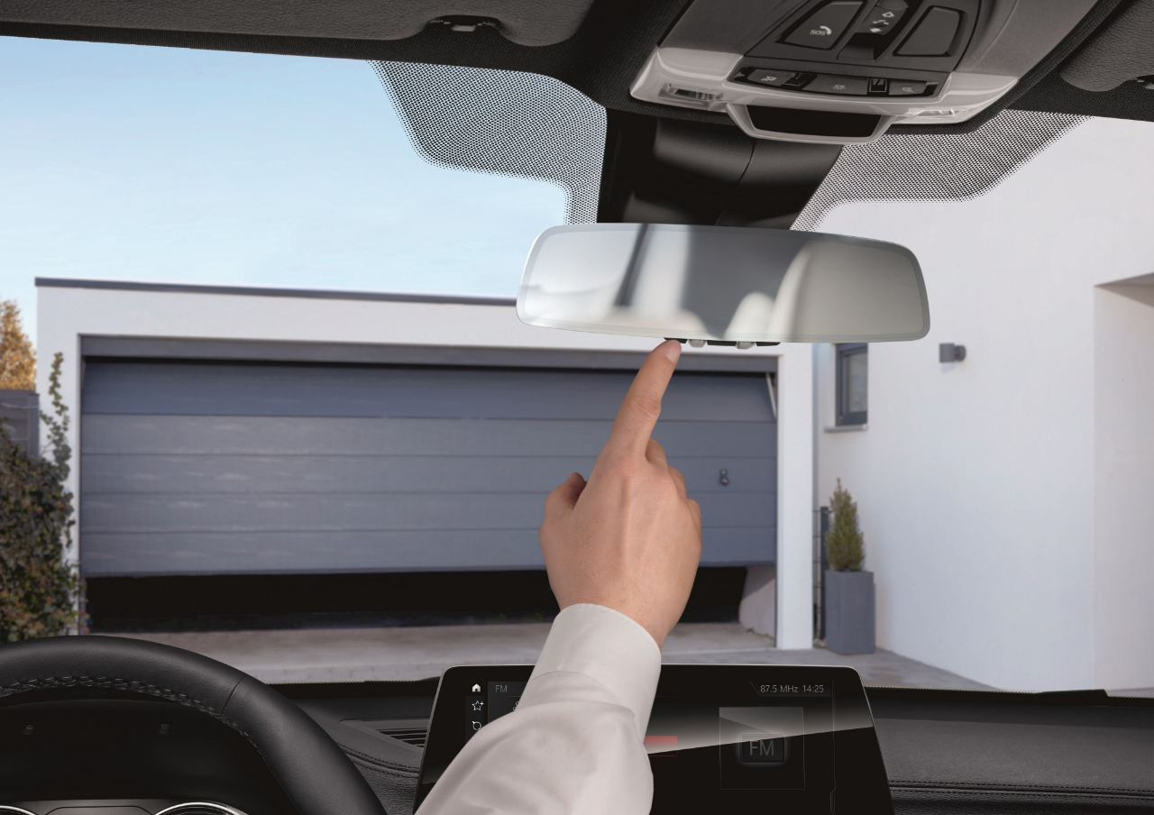 Genuine Interior Mirror With Garage Door Opener 10 Pin Fits F22 51162471107