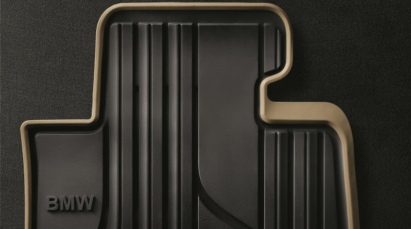 Genuine Rear Floor Mats All Weather Anthracite Beige Fits F45 51472287861