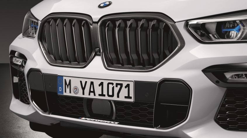 Genuine M Performance Front Ornamental Grille Carbon Fits G06 51712467264
