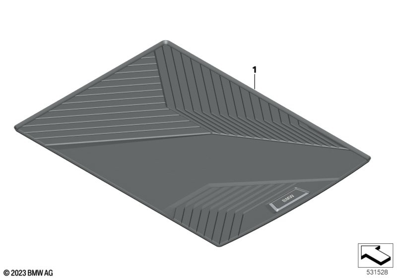 Genuine Moulded Luggage Compartment Boot Mat ICE PHEV Fits G61 51475A87FF8