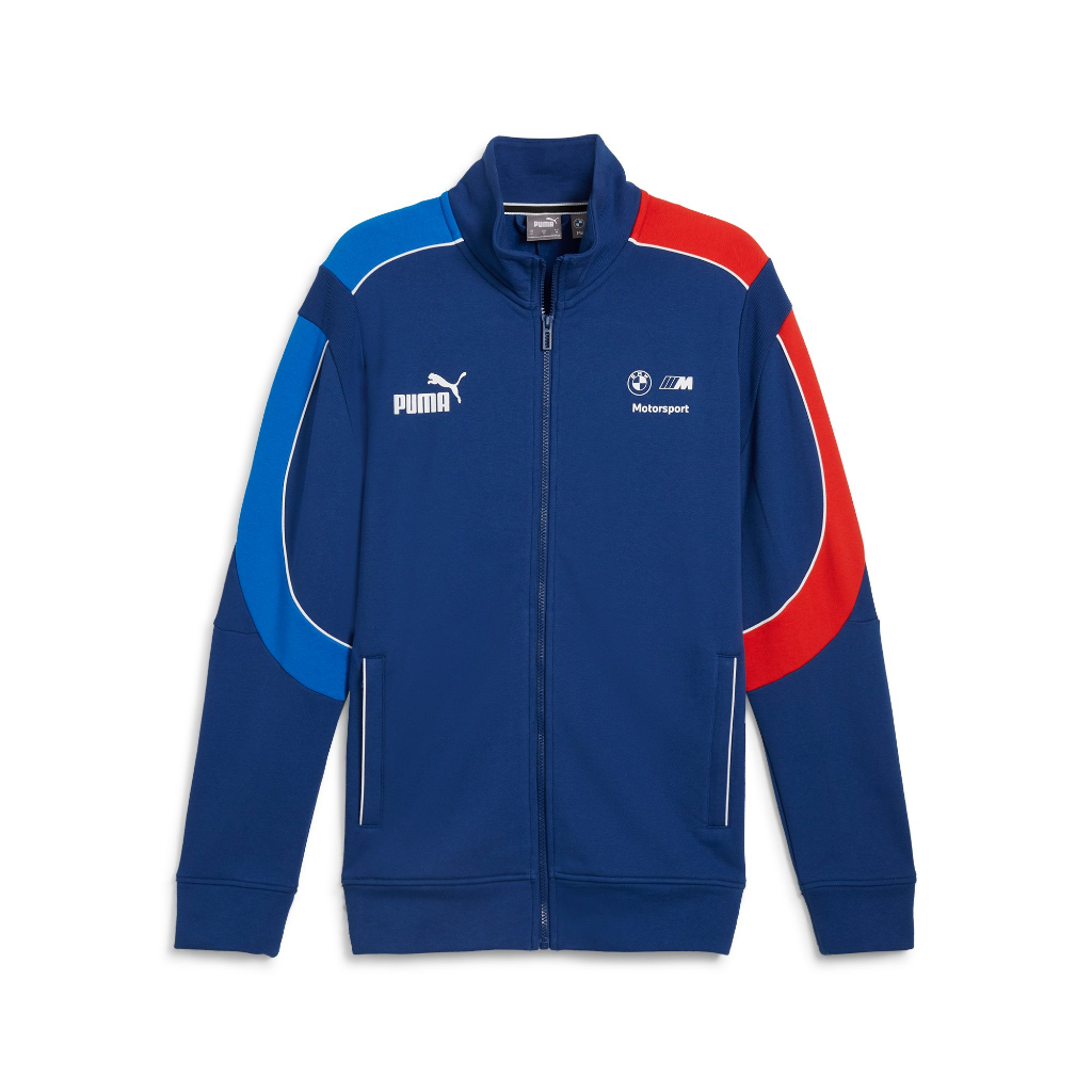 Genuine M Motorsport MT+ Mens Sweat Jacket Blue Cotton Top Regular Fit